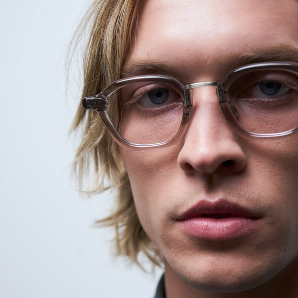 Iris Optical / Warm Grey Acetate & Blue - Light Lens - Shade Files